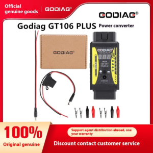 Godiag GT106 PLUS Heavy Duty Truck Adapter 24V 12V Electric Code Reader Super Made Plastic Engine Analyzer for Diagnostic Tools