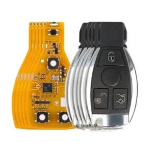 Xhorse 315MHZ/433MHZ Yellow Color Version No Points with Smart Key Shell 3/4 Buttons VVDI BE Key Pro for Mercedes Benz