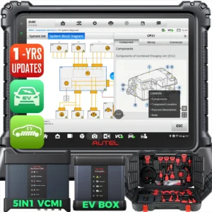 autel Universal Maxisys ultra Ev Like Maxicom Mk908 Pro 2 Ms909 909ev New Energy Diagnostics Electric Car Diagnostic Scanner