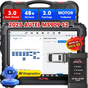 Autel MaxiSys MS909S2 Same As Ultra S2 Top ECU Programming Coding 48+ Service Bidirectional Vehicle Diagnostic Scanner with AI