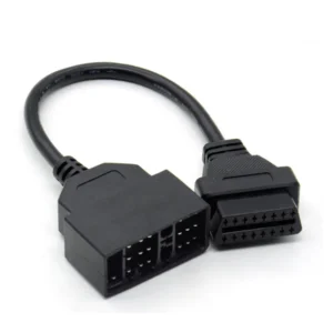 22-Pin to 16-Pin OBD1 to OBD2 Adapter Cable for Toyota Plastic Code Reader Connect