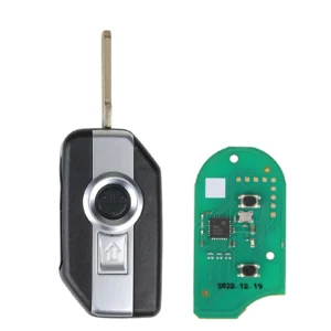 Xhorse XSBM90GL XM38 Motorcycle Smart Key with 8A Chip 2 Buttons Shell VVDI2/VVDI Key Tool Plus Pad for BMW