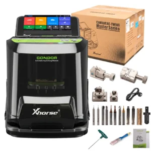 2026 Advance AI Recognition Ultimate Efficiency Double Cutter Seamless Xhorse XCMT01GL Condor XC-TWINS Key Cutting Machine