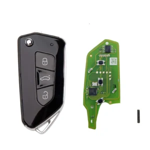 XHORSE XKGA81EN All Black Buttons GAO8 Style Universal Wired Remote Car Key