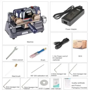 Xhorse Key Cutting Machine Dolphin XP-008 Car Manuel Key Cut Machine for Special Bit Double Bit Bit/pump Safe Deposit Box Keys