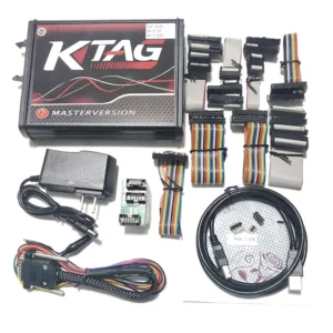 EU Version for KTAG V7.020 V2.25 2.23 Red Board Auto ECU Programming Tools without Tokens Limitation Plastic Code Reader