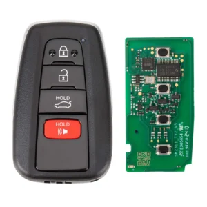 Lock Unlock Trunk Panic AUTEL IKEYTY8A4AL 4 Buttons 315/433 MHz Smart Key for Toyota 8A Work with Autel KM100 KM100E